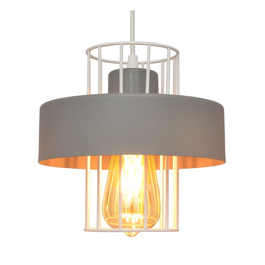 Pendel VOLTA 1xE27/15W/230V grå