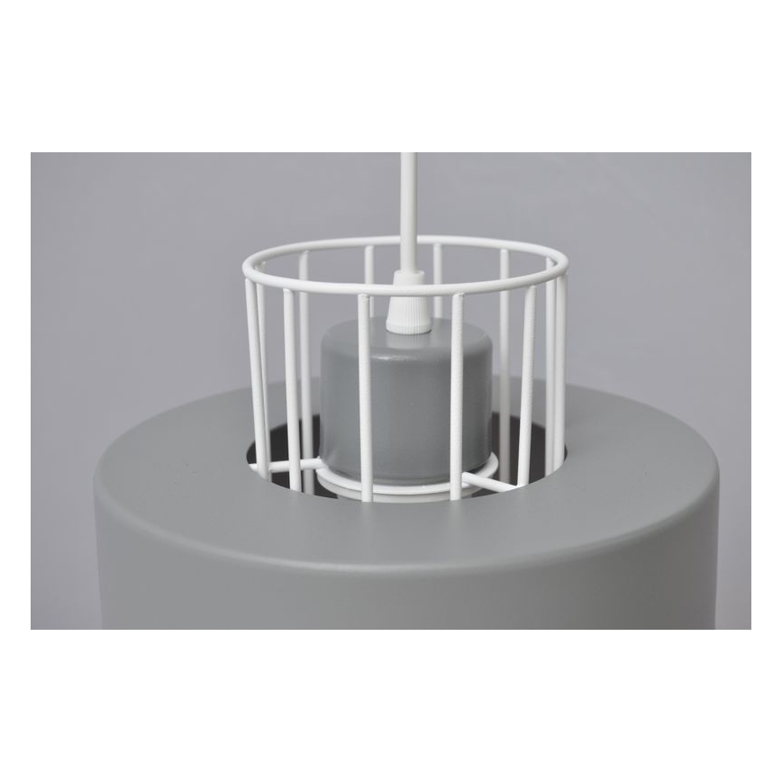 Pendel VOLTA 3xE27/15W/230V diameter 42 cm grå