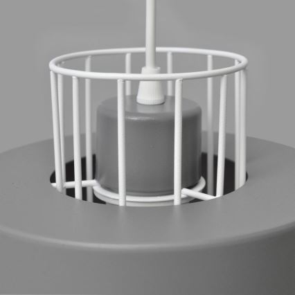 Pendel VOLTA 3xE27/15W/230V diameter 42 cm grå