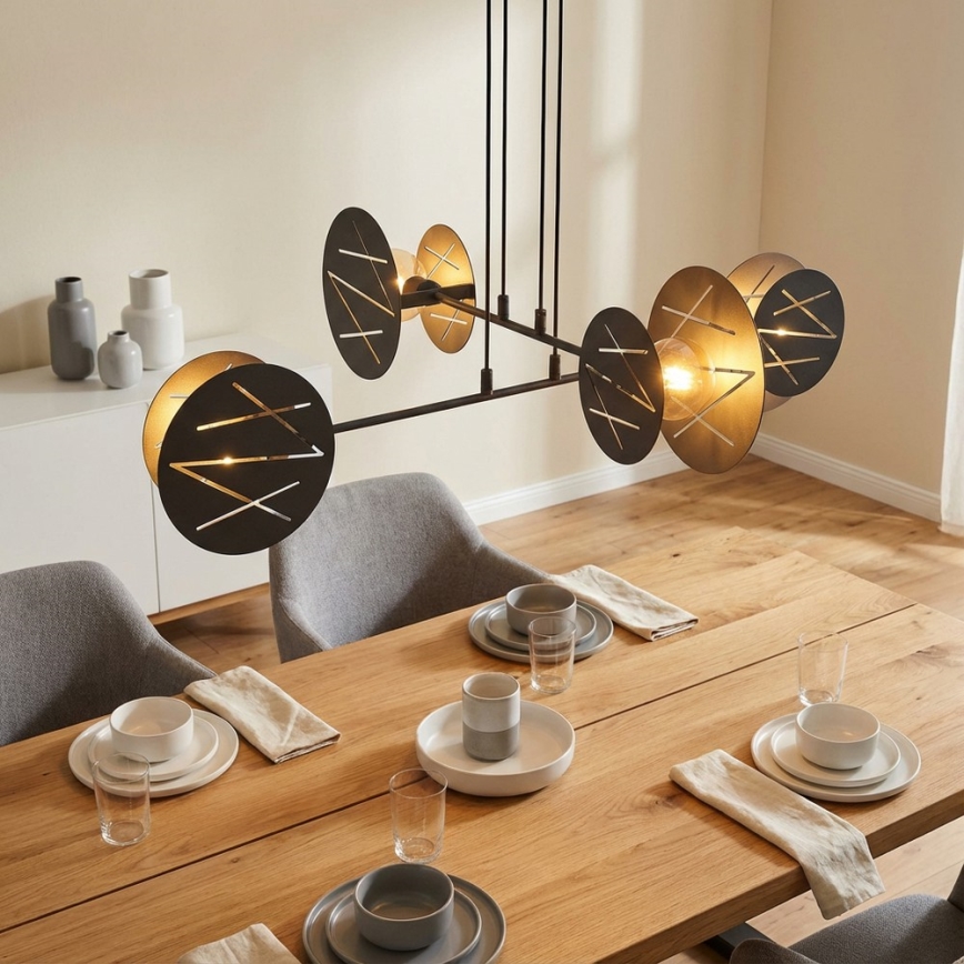 Pendel XOTIC 4xE27/15W/230V sort