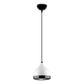 Pendel YILDO 1xE27/40W/230V hvid/sort