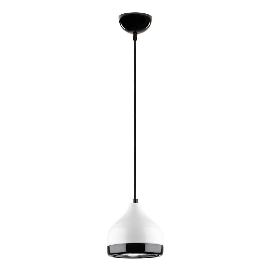 Pendel YILDO 1xE27/40W/230V hvid/sort