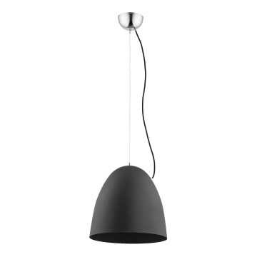 Pendel ZETES 1xE27/15W/230V sort