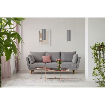 Pendel ZIK 2xE27/40W/230V edderkop grå