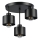 Pendellampe 3xE27/35W/230V diameter 30 cm sort