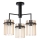 Pendellampe 3xE27/60W/230V sort/beige