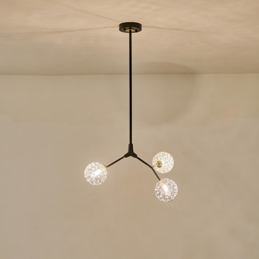 Pendellampe 3xG9/15W/230V grå