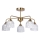 Pendellampe 5xE14/60W/230V guldfarvet
