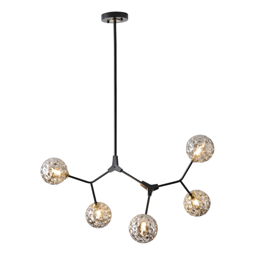 Pendellampe 5xG9/15W/230V grå