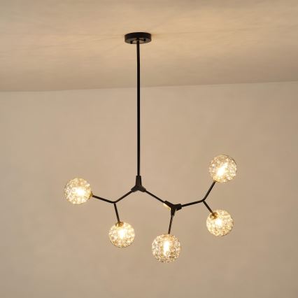 Pendellampe 5xG9/15W/230V grå