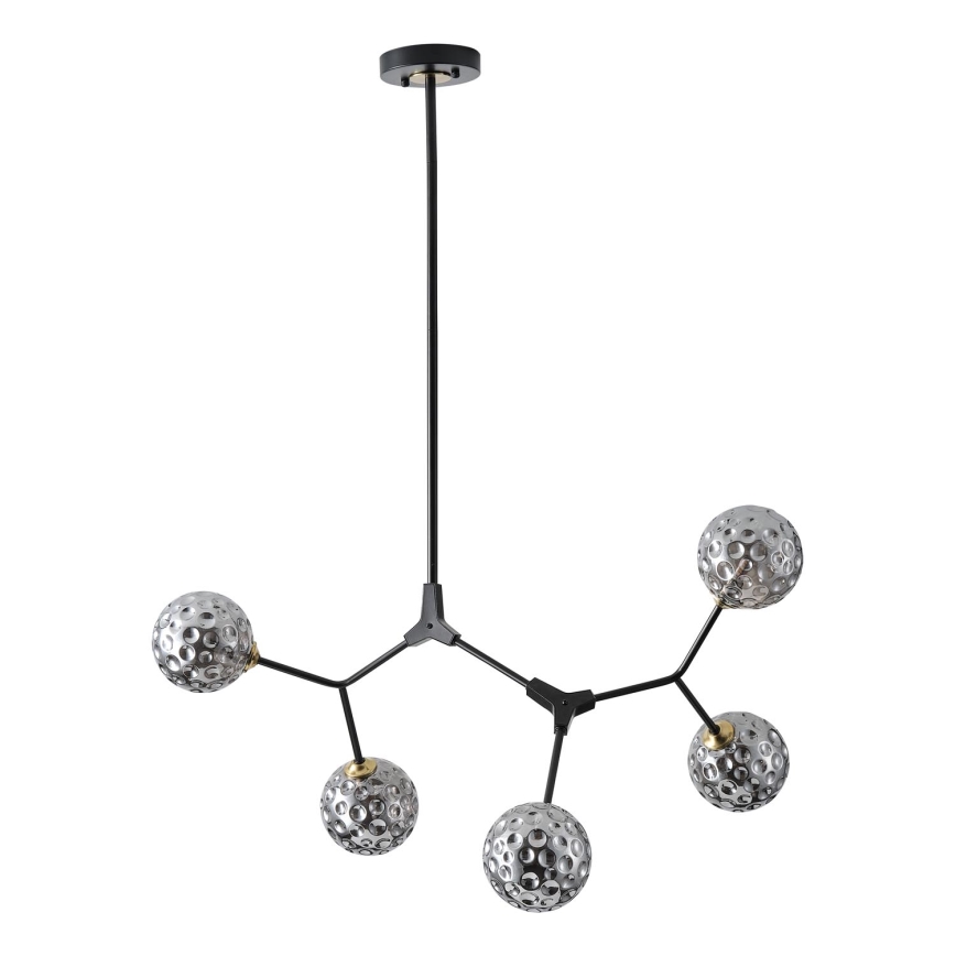 Pendellampe 5xG9/15W/230V grå