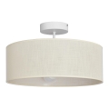 Pendellampe ALBA 3xE27/15W/230V cremefarvet