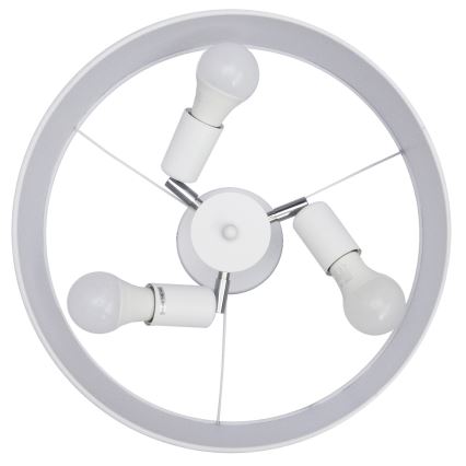 Pendellampe ALBA 3xE27/15W/230V hvid