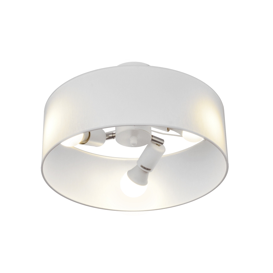 Pendellampe ALBA 3xE27/15W/230V hvid