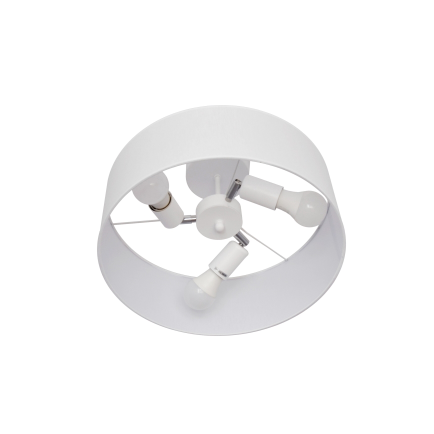Pendellampe ALBA 3xE27/15W/230V hvid