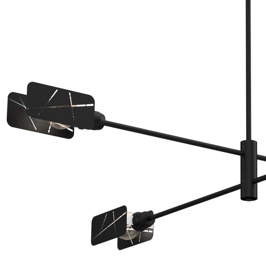 Pendellampe ASTRA 4xE27/60W/230V sort