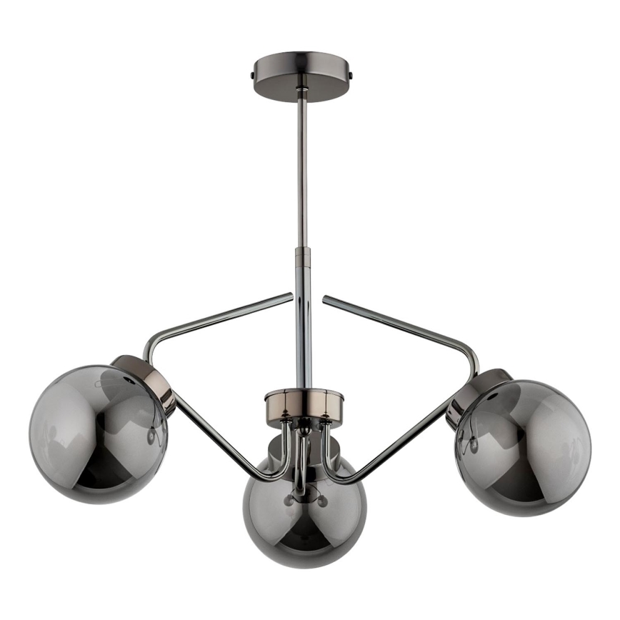Pendellampe BARSUM 3xE14/10W/230V grå