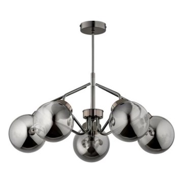 Pendellampe BARSUM 5xE14/10W/230V grå