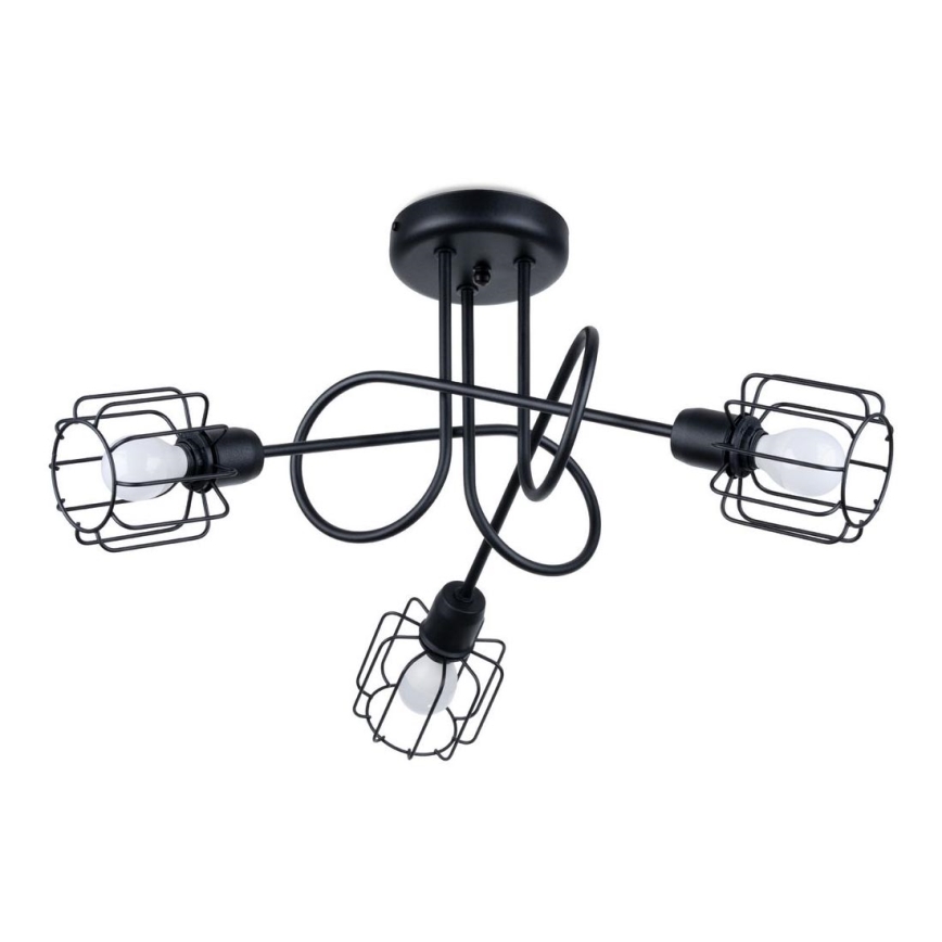Pendellampe BELUCI 3xE14/40W/230V sort