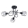 Pendellampe BELUCI 3xE14/40W/230V sort