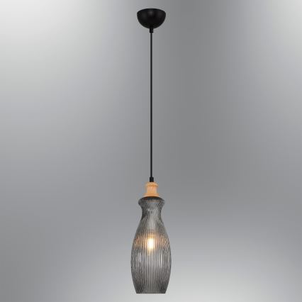Pendellampe BOTTLE 1xE14/4W/230V røget
