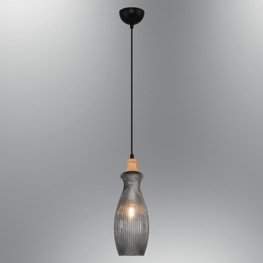 Pendellampe BOTTLE 1xE14/4W/230V røget