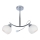 Pendellampe CONNOR 2xE27/15W/230V skinnende krom/hvid