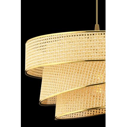Pendellampe COUPER 1xE27/60W/230V beige/guld