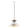 Pendellampe DODO 1xE27/40W/230V hvid/bronze