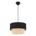 Pendellampe ECHO 1xE27/60W/230V sort/creme