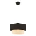 Pendellampe ECHO 1xE27/60W/230V sort/creme