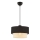 Pendellampe ECHO 1xE27/60W/230V sort/creme