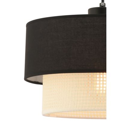 Pendellampe ECHO 1xE27/60W/230V sort/creme