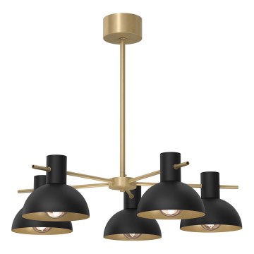 Pendellampe ESTATE MINI 5xE27/15W/230V sort