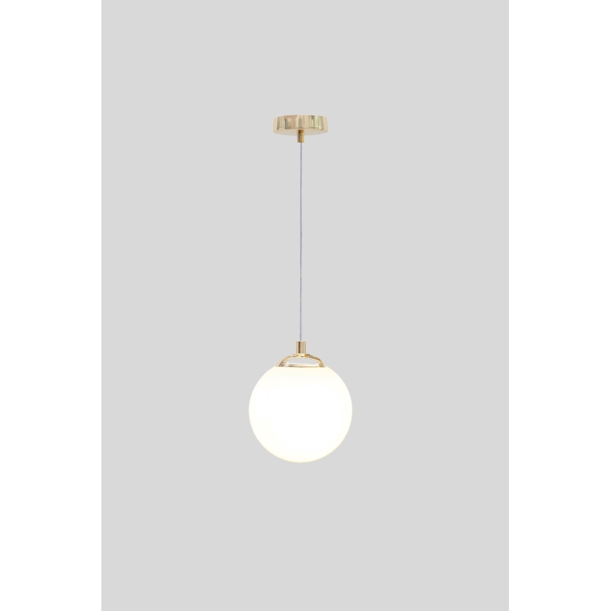 Pendellampe FIRA 1xE27/60W/230V guldfarvet