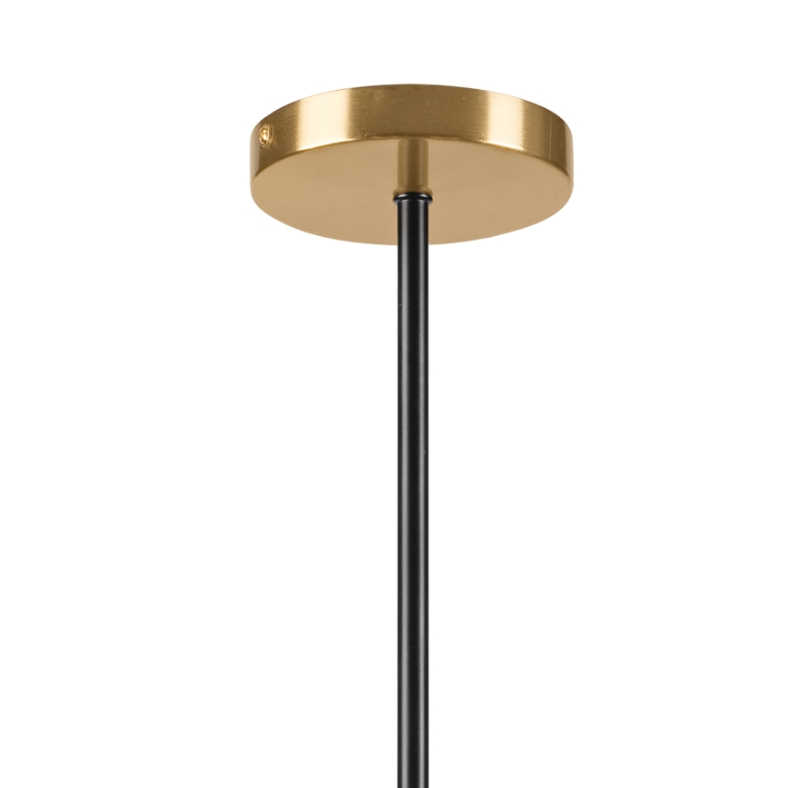 Pendellampe GEORGIA 7xE14/5W/230V guldfarvet/røget beige