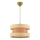 Pendellampe HALO 1xE27/60W/230V brun/beige