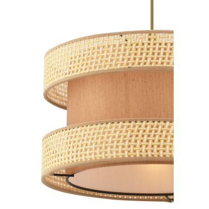 Pendellampe HALO 1xE27/60W/230V brun/beige