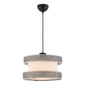 Pendellampe HALO 1xE27/60W/230V creme/grå