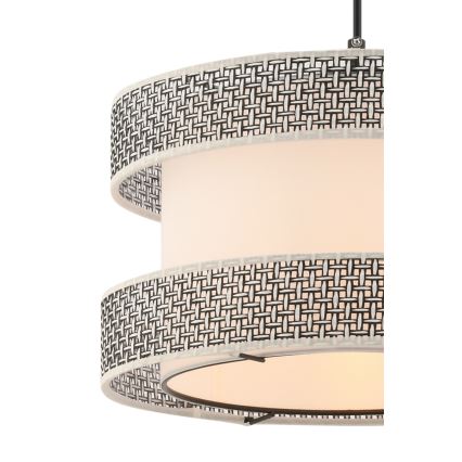 Pendellampe HALO 1xE27/60W/230V creme/grå