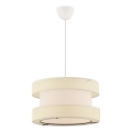 Pendellampe HALO 1xE27/60W/230V creme