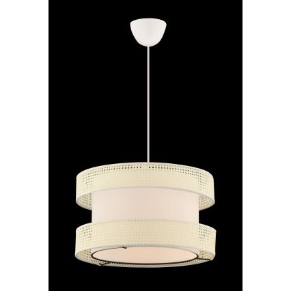 Pendellampe HALO 1xE27/60W/230V creme