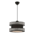 Pendellampe HALO 1xE27/60W/230V sort/grå