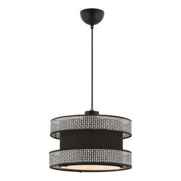 Pendellampe HALO 1xE27/60W/230V sort/grå