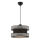 Pendellampe HALO 1xE27/60W/230V sort/grå