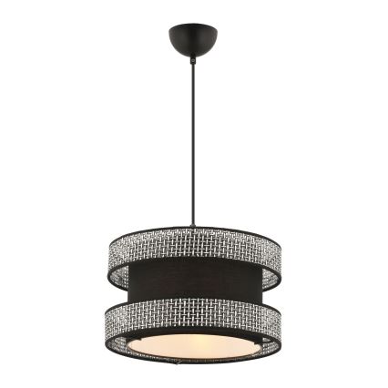 Pendellampe HALO 1xE27/60W/230V sort/grå