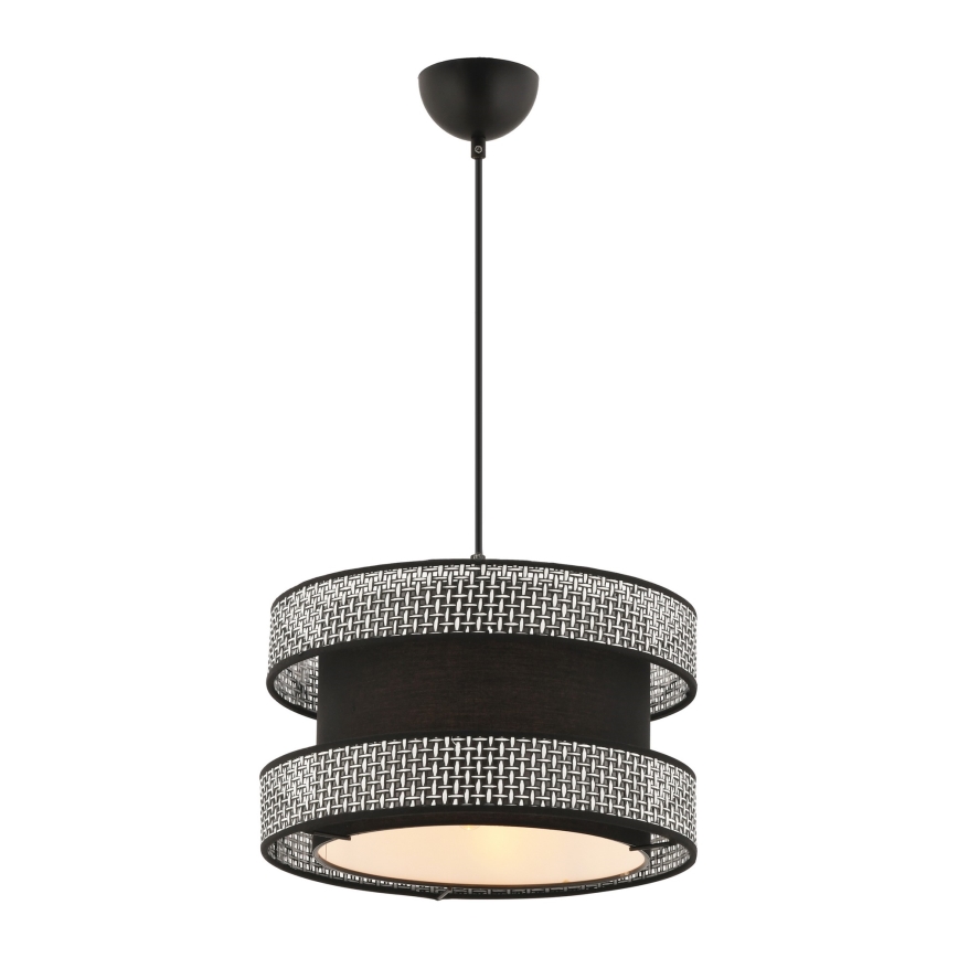 Pendellampe HALO 1xE27/60W/230V sort/grå