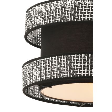 Pendellampe HALO 1xE27/60W/230V sort/grå