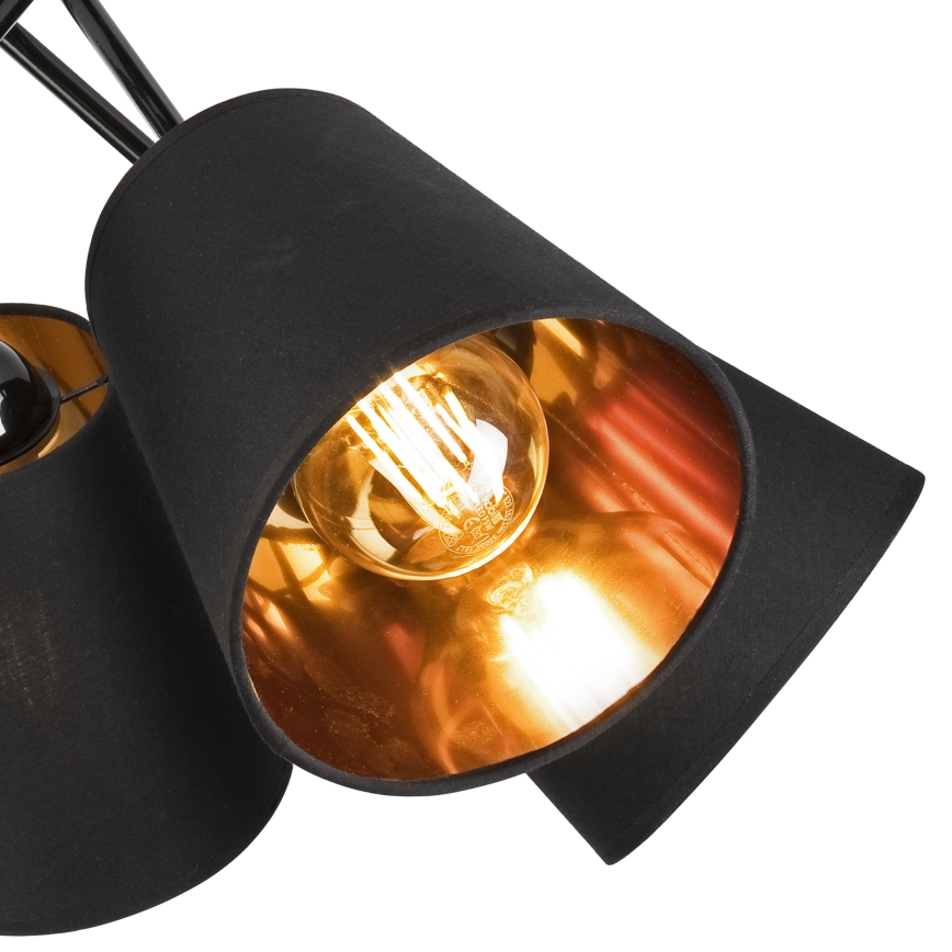Pendellampe IRMA 5xE27/60W/230V sort