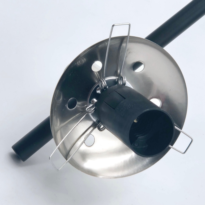 Pendellampe LILOU 6xE14/5W/230V mat krom/røget